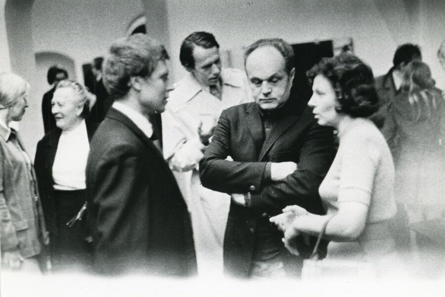 zprava: N. Dvořáková, Jan Dvořák, s. Malcev (Dům sovětské vědy a kultury v Praze)